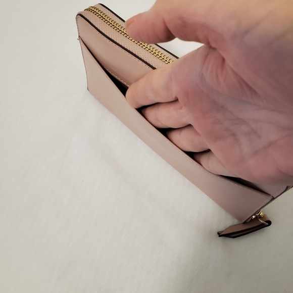 LODIS Mauve in Color Leather Zip Close Wallet, Classic - Picture 5 of 9